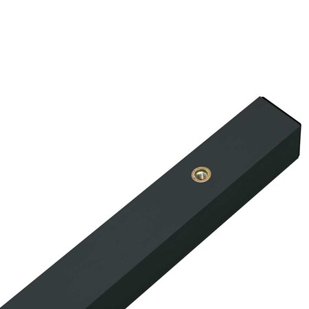 United Visual Products Corkboard, Single Door, Radius Frame, 24x36", Black/Apricot UV7001-BLACK-APRICOT